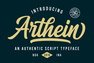 Arthein: A Bold Script Typeface That Makes Your Campaign Stand Out