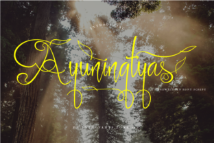 Ayuningtyas: A Script Font That Elevates Every Craft Project