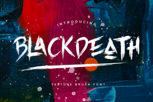 Blackdeath: A Bold Script Font for Digital Design