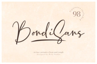 BondiSans: A Bold Script Font for Digital Branding