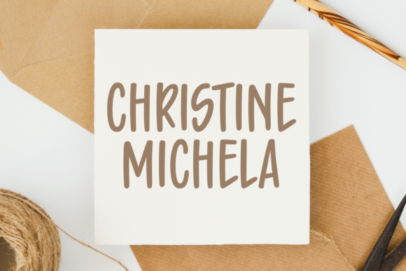 Christine Michela: A Handwritten Font for Creative Crafters