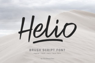 Helio: A Bold Handwritten Font for Digital Branding