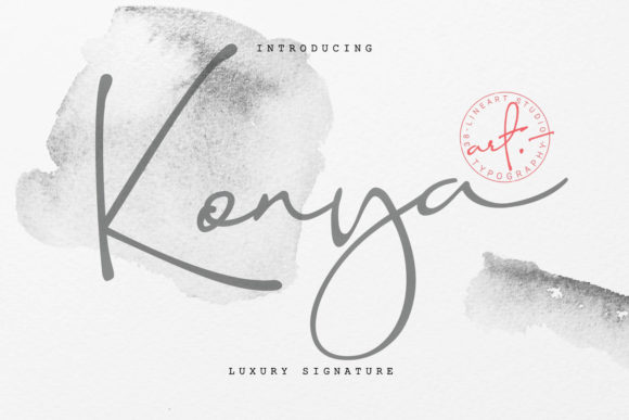 Konya: A Script Font That Adds Elegance to Branding
