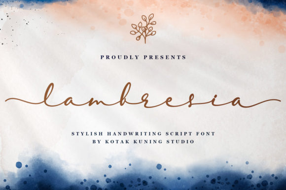 Lambresia: A Distinctive Script Font for Digital Branding