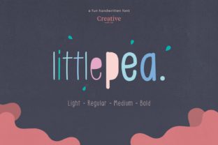 Little Pea Script Font for Handmade Labels & Printables