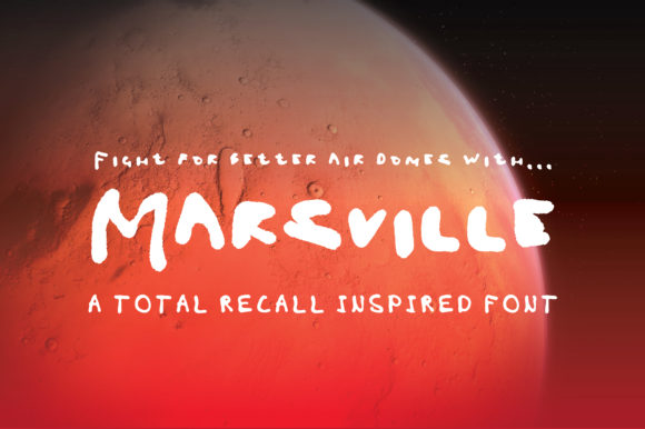 Marsvile: A Sci-Fi Inspired Script Font for Modern Web Design