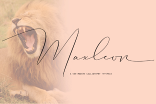 Maxleon: A Handwritten Font for Creative Branding