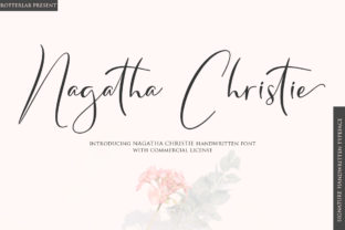 Nagatha Christie: A Handwritten Font That Feels Like a Signature