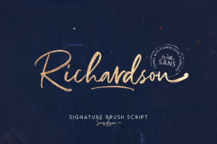 Richardson: A Script Font with Character and Purpose