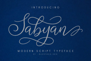Sabyan: A Script Font That Elevates Your Craft Projects