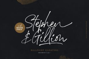 Stephen Gillion: A Script Font That Elevates Brand Identity