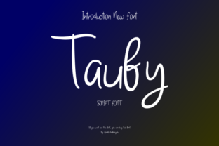 Taufy: A Script Font That Elevates Digital Branding