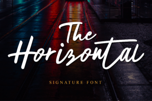 The Horizontal: A Script Font That Elevates Branding