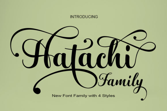 Transform Your Brand with the Hatachi Family Font