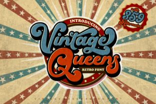 Vintage Queens: A Retro Script Font That Elevates Real Small Business Branding