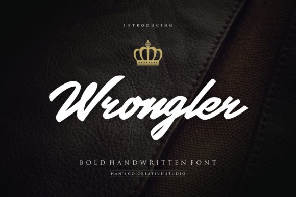 Wrongler: A Playful Handwritten Font for Digital Branding